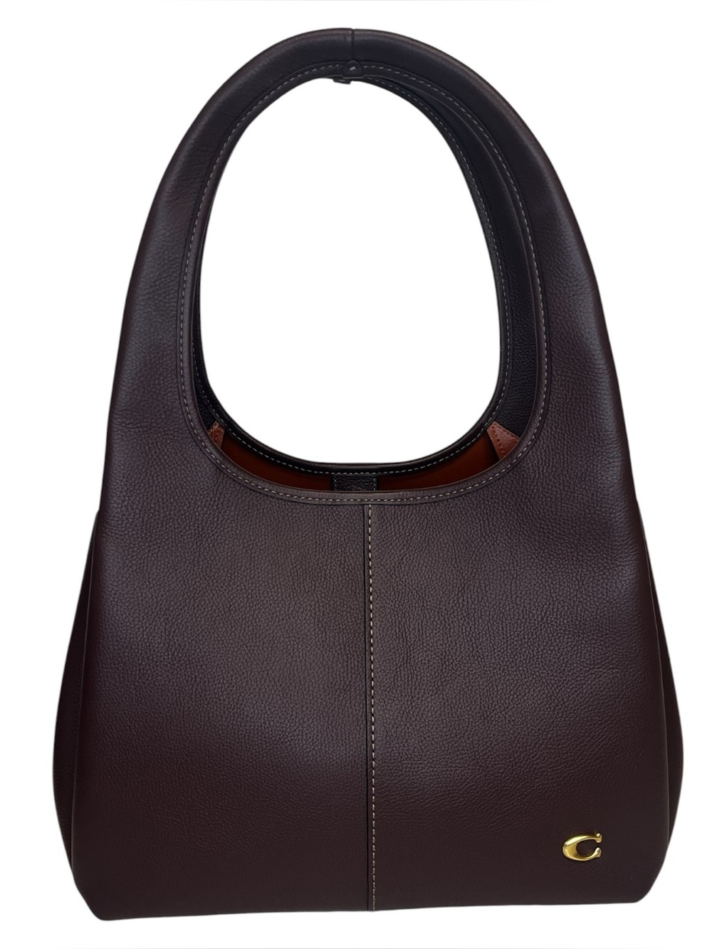 Coach Leather Crescent Shoulder Bag, NEW